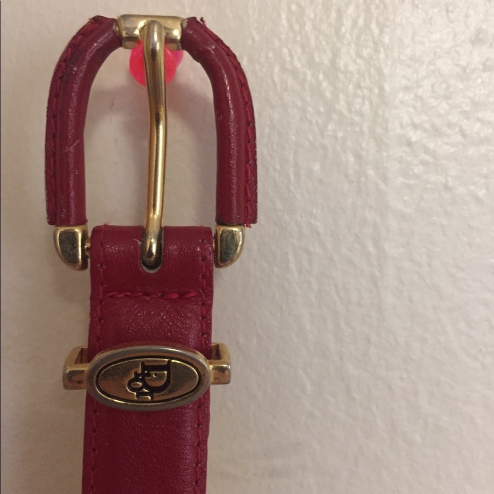 Dior Red Belt
